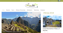 Desktop Screenshot of cuscotourperu.com